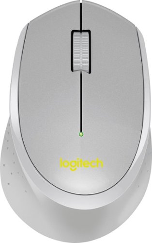  Logitech - Wireless Optical Mouse - Gray/Yellow