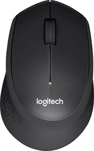  Logitech - M330 SILENT PLUS Wireless Optical Mouse with Quiet Clicks - Black