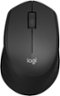 Logitech - M330 SILENT Wireless Optical Mouse with Quiet Clicks - Black-Front_Standard 