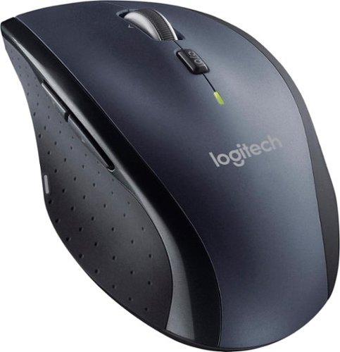 Logitech - Marathon Wireless Laser Mouse - Dark Gray
