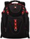 SwissGear - MAXXUM Laptop Backpack - Black/red-Front_Standard