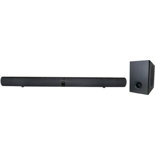 Sylvania - 2.1-Channel Soundbar System with Wireless Subwoofer and Digital Amplifier - Black-Front_Standard 