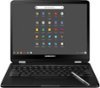 Samsung - Pro 12.3" Touch-Screen Chromebook - Intel Core M3 - 4GB Memory - 32GB eMMC Flash Memory - Platinum Silver-Front_Standard