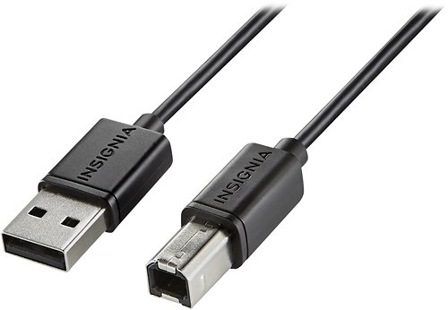  Insignia™ - 10' USB 2.0 A-Male-to-B-Male Cable - Black