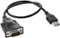 Insignia™ - 1.3' USB-to-RS-232 (DB9) PDA/Serial Adapter Cable, with Prolific Chipset - Black-Front_Standard