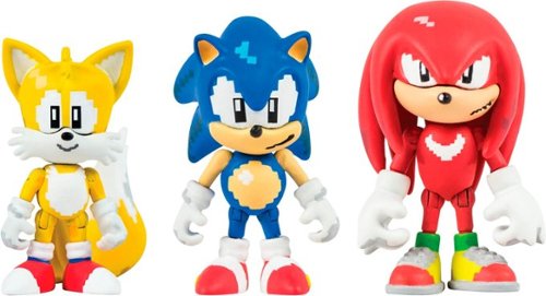  Sonic - Collector Figure Pack 3pk - Black/white/blue/yellow/red