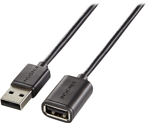  Insignia™ - 6' USB-A-to-USB-A Extension Cable - Black