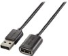 Insignia™ - 6' USB-A-to-USB-A Extension Cable - Black-Front_Standard