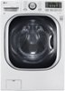LG - 4.3 Cu. Ft. 14-Cycle Washer and 8-Cycle Dryer Electric Combo with Steam - White-Front_Standard