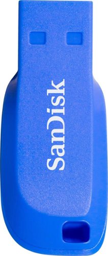  SanDisk - Cruzer 16GB USB 2.0 Flash Drive - Electric blue