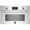 Bertazzoni - Professional Series 29.8" Built-In Single Electric Convection Wall Oven - Stainless Steel-Front_Standard