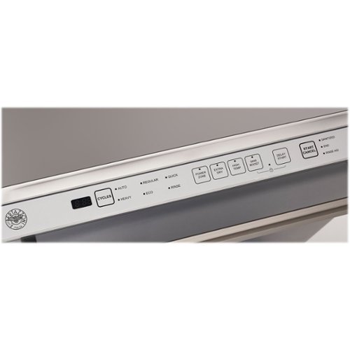 Bertazzoni - 24" Top Control Built-In Dishwasher with Stainless Steel Tub - Stainless steel
