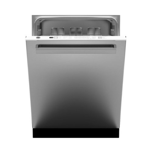Image of Bertazzoni - 24" Top Control Built-In Dishwasher with Stainless Steel Tub - Stainless steel