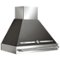 Bertazzoni - Hood Decorative Panel for Hoods - Matte Black-Front_Standard