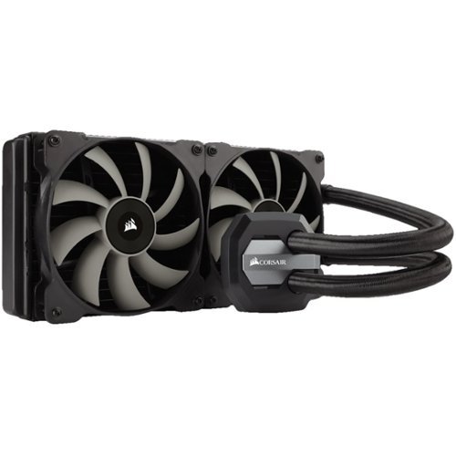 CORSAIR - Hydro Series 140mm Liquid Cooling System - Black-Front_Standard
