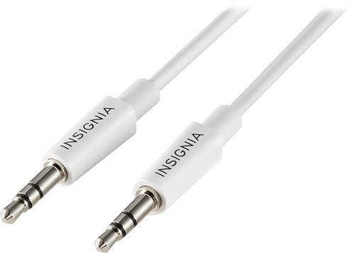  Insignia™ - 6' Mini Stereo Audio Cable - White