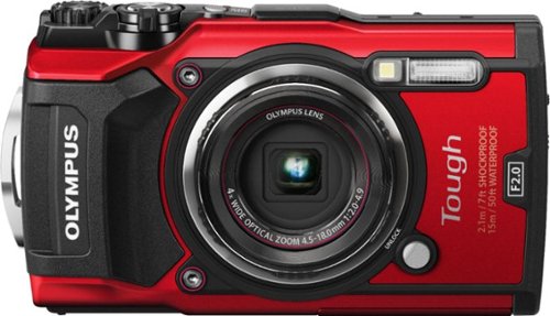  Olympus - Tough TG-5 12.0-Megapixel Water-Resistant Digital Camera - Red