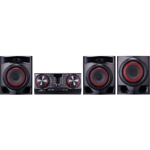 LG - 720W Mini System - Black-Front_Standard 