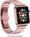 Platinum™ - Link Stainless Steel Band for Apple Watch™ 38mm - Rose Gold-Angle_Standard