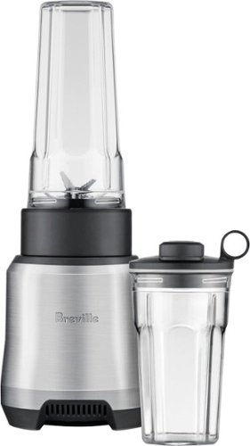Breville - Blender - Silver/Transparent-Front_Standard 