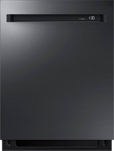 Dacor - Top Control Built-In Dishwasher with Stainless Steel Tub, WaterWallâ„¢, ZoneBoosterâ„¢, AutoRelease Door, 3rd Rack, 42 dBA - Gray