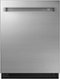 Dacor - Top Control Built-In Dishwasher with Stainless Steel Tub, WaterWall, ZoneBooster, AutoRelease Door, 3rd Rack, 42 dBA - Silver Stainless Steel-Front_Standard