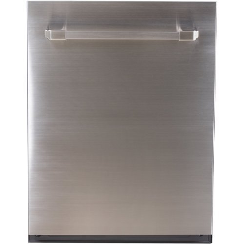Dacor - Professional Top Control Built-In Dishwasher with Stainless Steel Tub, WaterWall™, 3rd Rack, 44 dBA, Handle Required - Silver stainless steel
