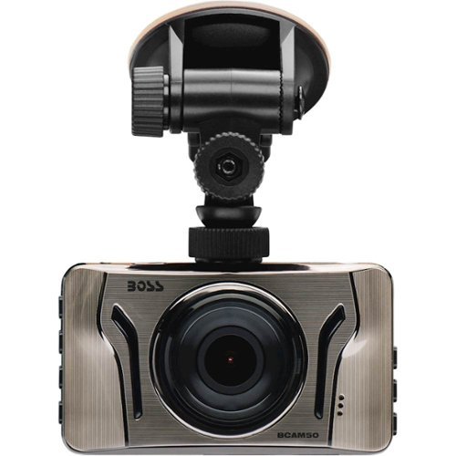 BOSS Audio - BCAM50 Vehicle Dash DVR System - Champagne-Front_Standard 