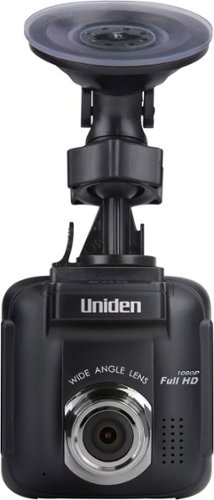  Uniden - DC40GT Full HD Dash Camera with GPS and Red Light Camera Warning - Black