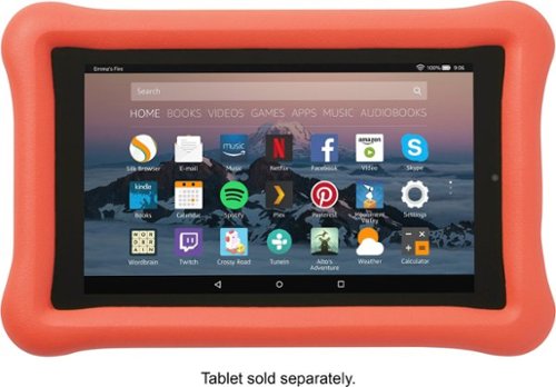  Kid-Proof Case for Amazon Fire 7 (7th Generation, 2017 Release) - Punch Red