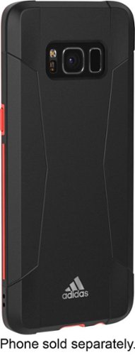  adidas - Solo Case for Samsung Galaxy S8 - Black/Red