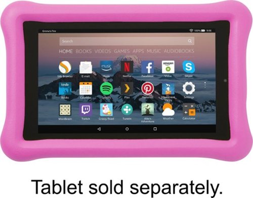  Kid-Proof Case for Amazon Fire 7 (7th Generation, 2017 Release) - Pink
