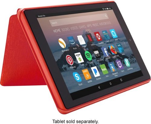  Cover Case for Amazon Fire HD 8 (7th Generation, 2017 Release) - Punch Red