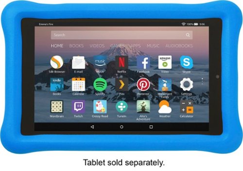  Kid-Proof Case for Amazon Fire HD 8 (7th Generation, 2017 Release) - Blue