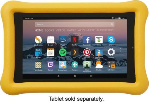  Kid-Proof Case for Amazon Fire 7 (7th Generation, 2017 Release) - Yellow