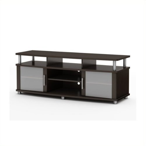  South Shore - City Life Collection TV Stand for Flat-Panel TVs Up to 60&quot; - Chocolate
