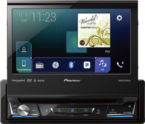  Pioneer - 7&quot; - Android Auto/Apple CarPlay™ - Built-in Bluetooth - In-Dash CD/DVD Receiver - Black