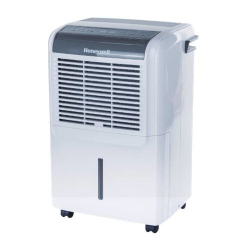 Honeywell - 45-Pint Portable Dehumidifier - Gray/white-Front_Standard 