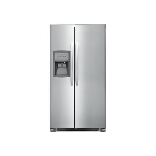 Frigidaire - 25.5 Cu. Ft. Side-by-Side Refrigerator - Stainless Steel-Front_Standard 