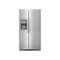 Frigidaire - 25.5 Cu. Ft. Side-by-Side Refrigerator - Stainless Steel-Front_Standard