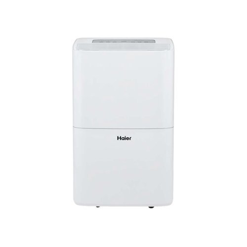 Haier - 70-Pint Portable Dehumidifier - White-Front_Standard 