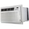 LG - 10,000 BTU 440 Sq. Ft. 230V Through-the-Wall Air Conditioner with 11,200 BTU Supplemental Heat - White-Front_Standard