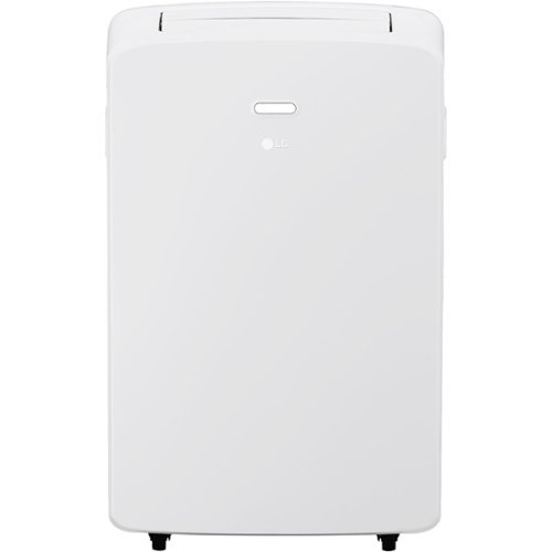 LG - 300.3 Sq. Ft. Portable Air Conditioner - White-Front_Standard 