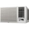 LG - 1420 Sq. Ft. Window Air Conditioner and 1420 Sq. Ft. Heater - White-Front_Standard