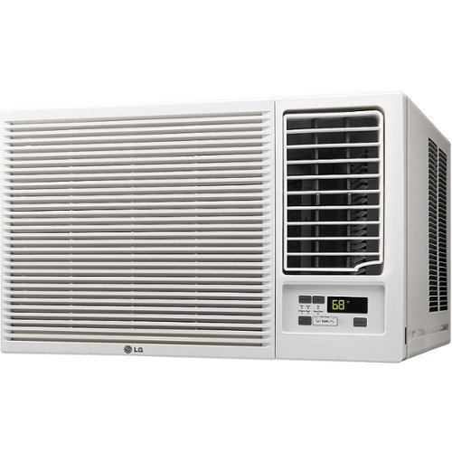 

LG - 18,000 BTU Window Air Conditioner and 12,000 BTU Heater - White