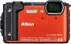 Nikon - COOLPIX W300 16.0-Megapixel Waterproof Digital Camera - Orange-Front_Standard