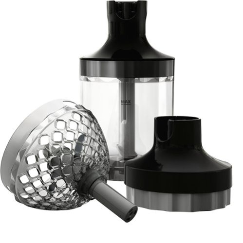 XL Chopper with Multichopper Accessory for Philips Avance Speedtouch Handblenders - Black-Front_Standard 