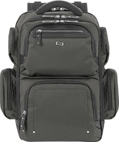  Solo New York - Gramercy Collection Laptop Backpack - Gray