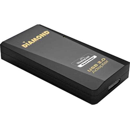  Diamond Multimedia - SuperSpeed USB 3.0 to HDMI External Video Adapter - Black