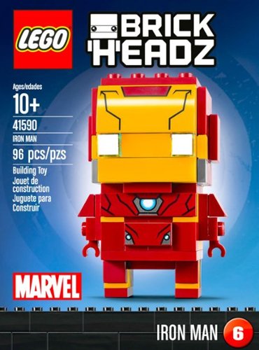  LEGO - BrickHeadz Marvel Super Heroes: Iron Man - Red